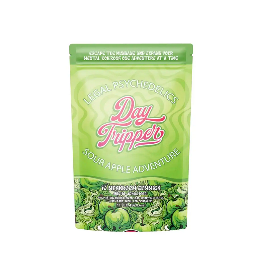 Mushroom Gummies | 10 Count | Sour Apple Adventures
